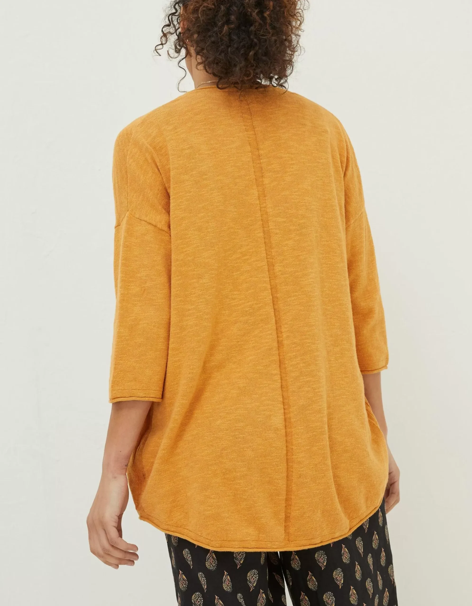 Women FatFace Knitwear|Lizzy Cotton Linen Cardigan