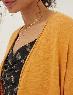 Women FatFace Knitwear|Lizzy Cotton Linen Cardigan