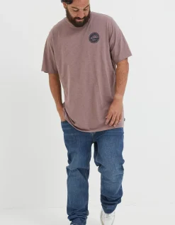 Men FatFace T-Shirts|Long Path Printed T-Shirt