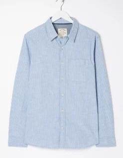 Men FatFace Shirts|Long Sleeve Gore Stripe Shirt