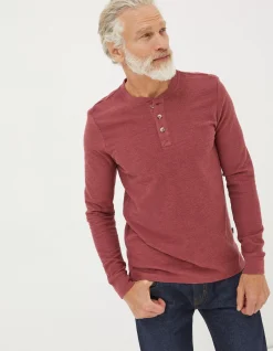 Men FatFace T-Shirts|Long Sleeve Kintbury Henley