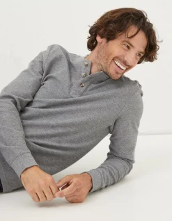Men FatFace T-Shirts|Long Sleeve Kintbury Henley