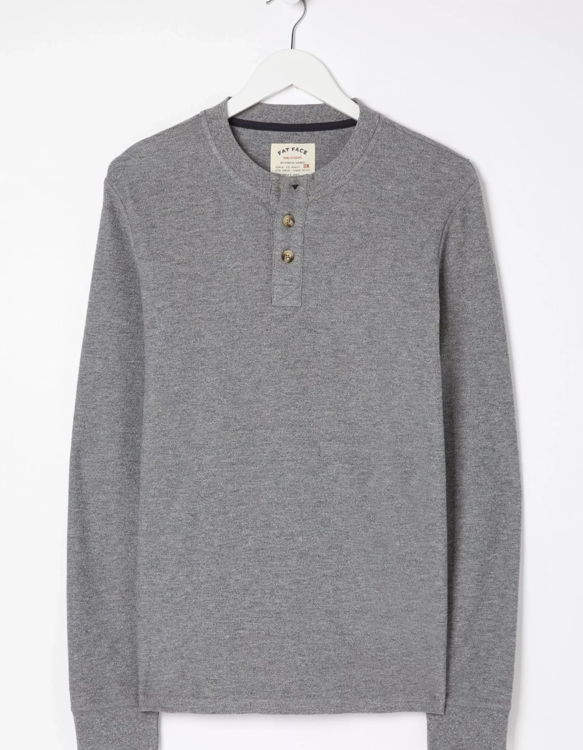 Men FatFace T-Shirts|Long Sleeve Kintbury Henley