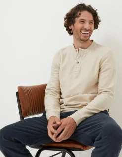 Men FatFace T-Shirts|Long Sleeve Kintbury Henley