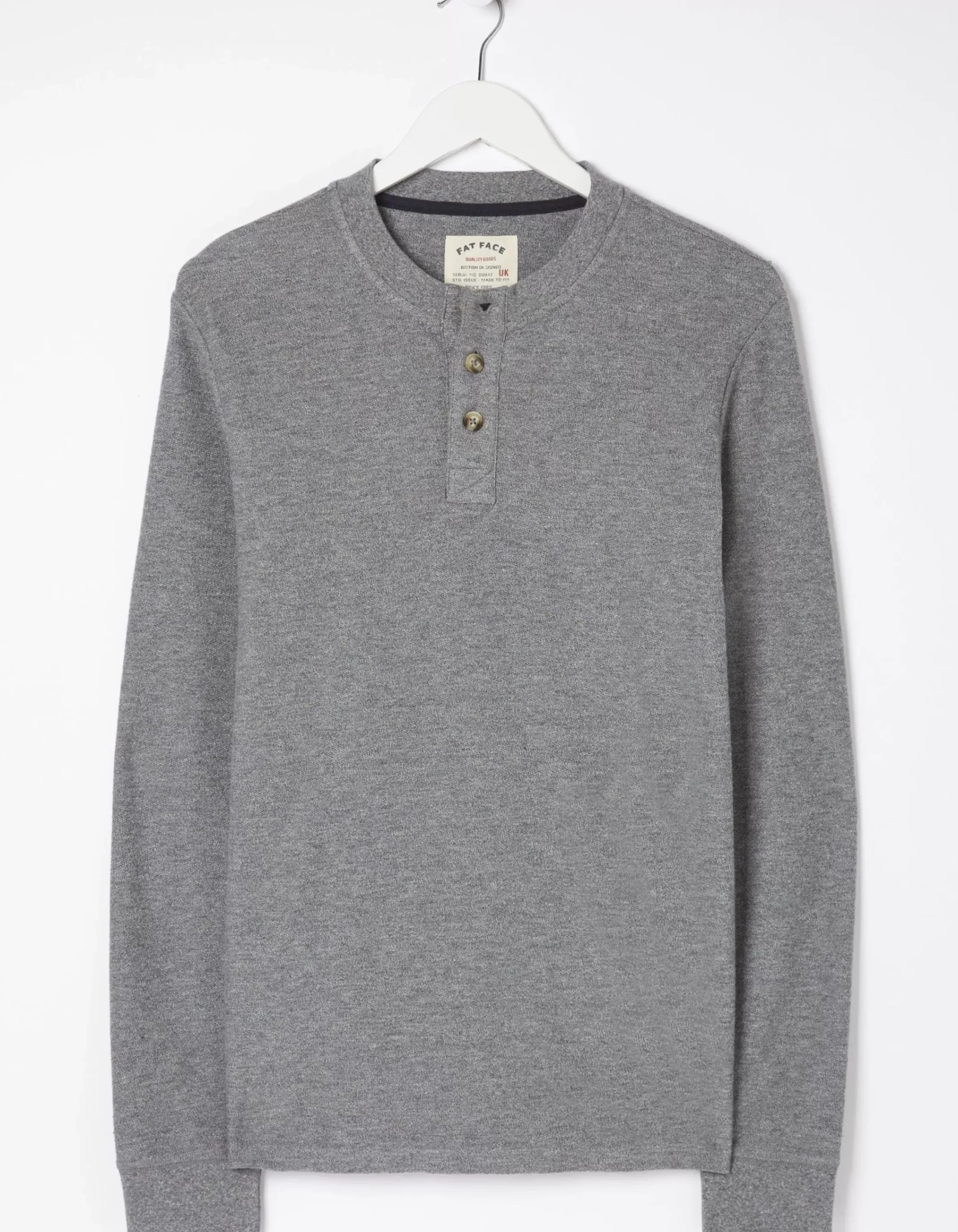 Men FatFace View All|Long Sleeve Kintbury Henley