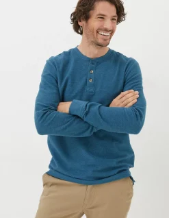 Men FatFace T-Shirts|Long Sleeve Kintbury Henley