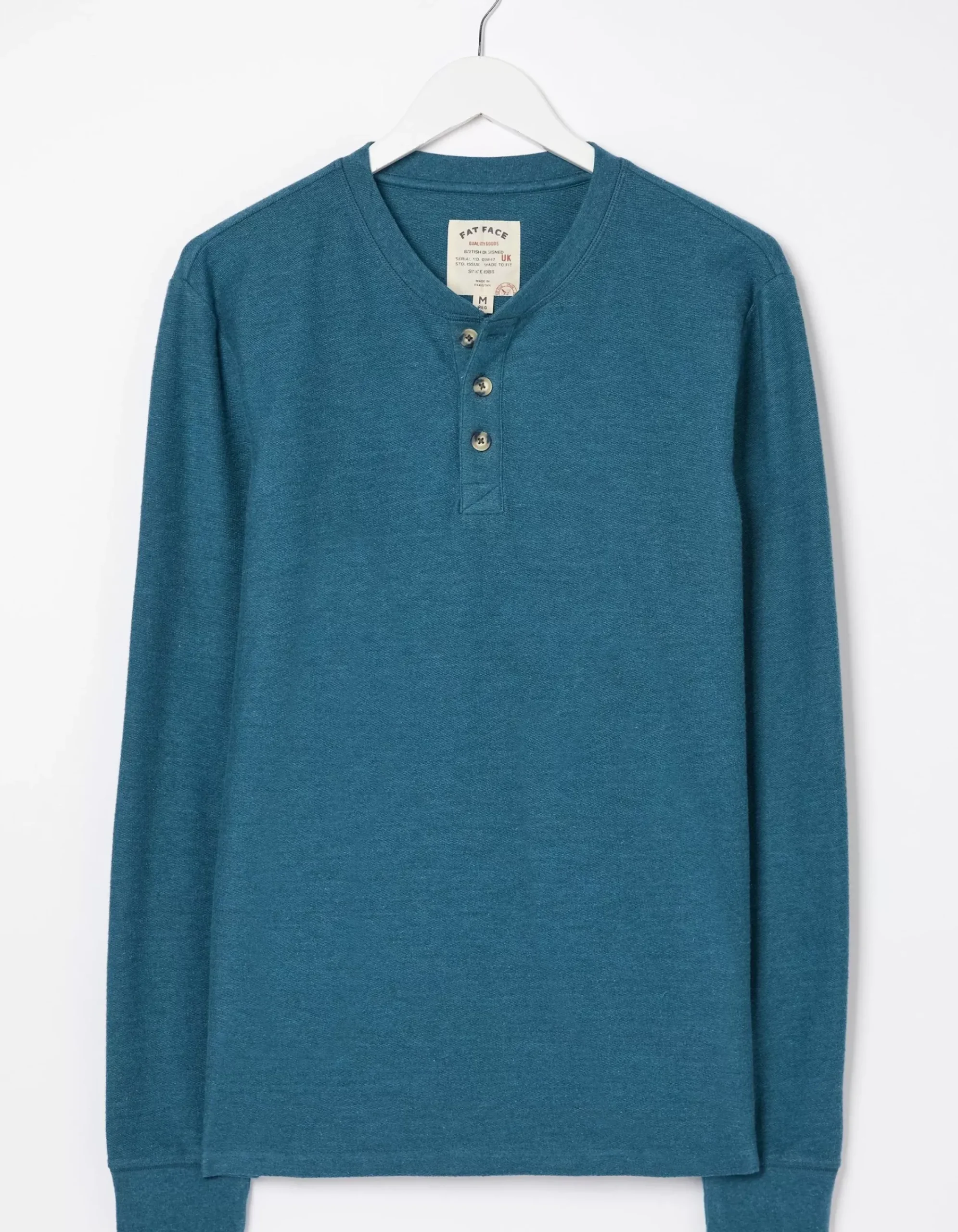 Men FatFace T-Shirts|Long Sleeve Kintbury Henley