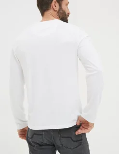 Men FatFace View All|Long Sleeve Lulworth Crew Neck T-Shirt