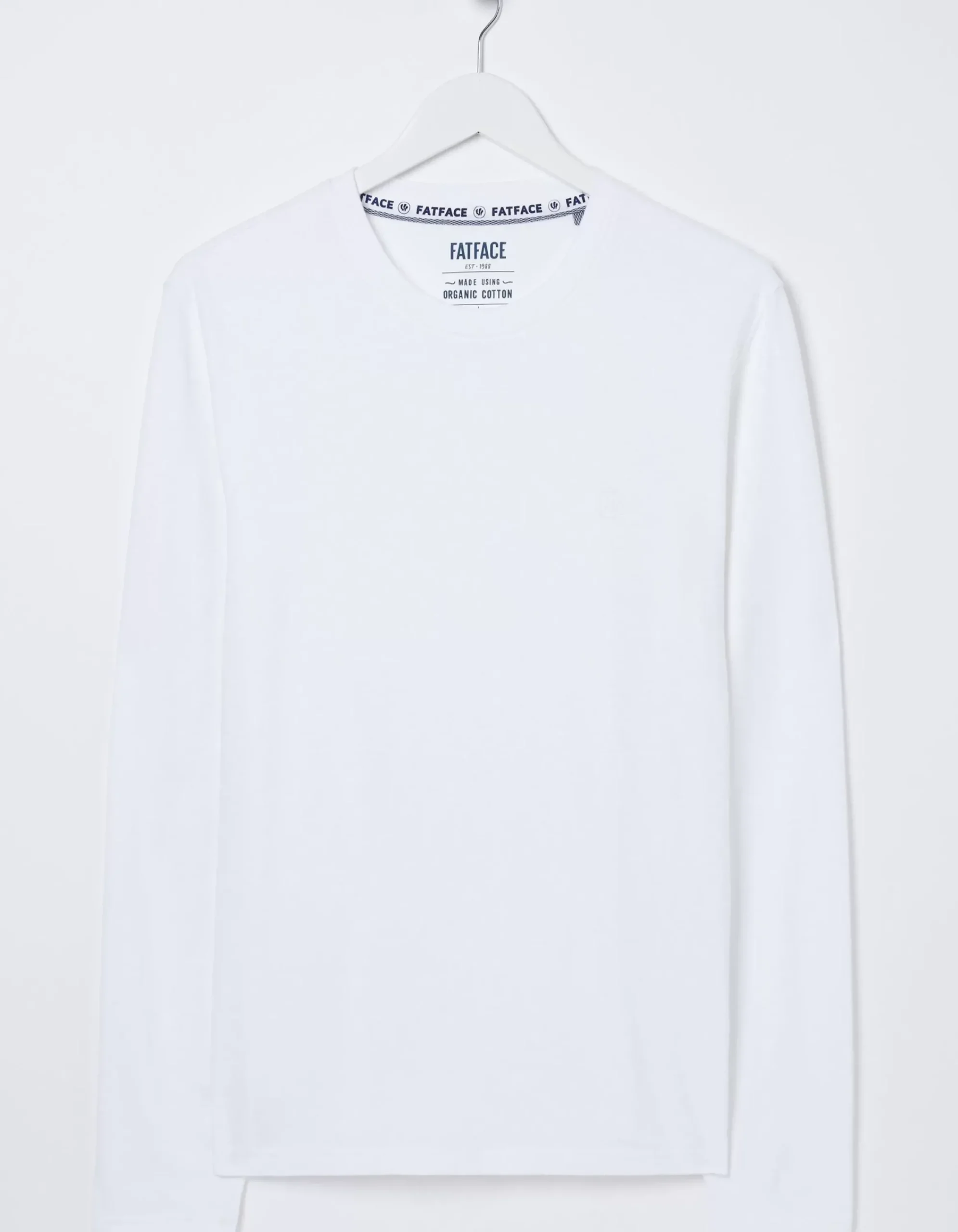 Men FatFace View All|Long Sleeve Lulworth Crew Neck T-Shirt