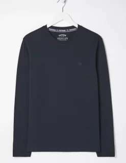 Men FatFace View All|Long Sleeve Lulworth Crew Neck T-Shirt