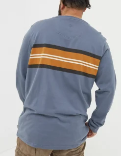 Men FatFace View All|Long Sleeve Pocket Crew