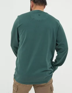 Men FatFace View All|Long Sleeve Pocket Crew