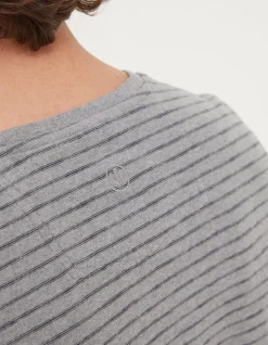 Men FatFace View All|Long Sleeve Stripe Pocket T-Shirt