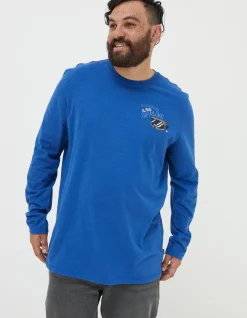 Men FatFace T-Shirts|Long Sleeve Val D'Isere T-Shirt