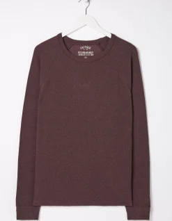 Men FatFace T-Shirts|Long Sleeve Waffle Crew