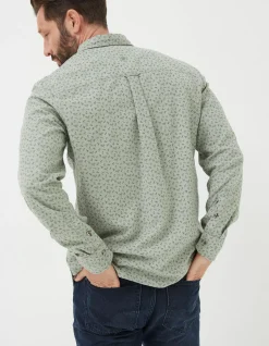 Men FatFace Shirts|Long Sleeve Woodland Print Shirt