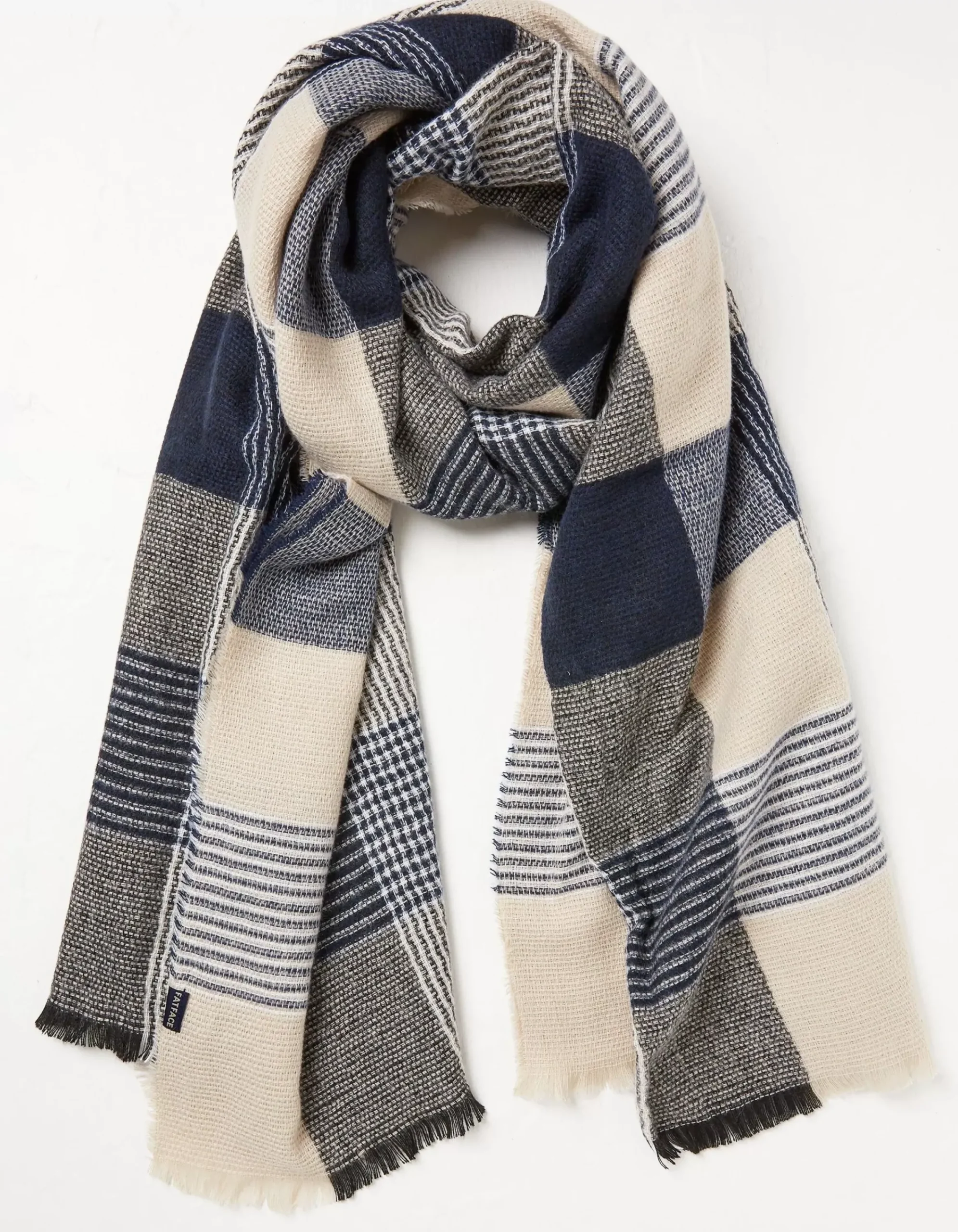Women FatFace View All|Lori Large Check Scarf