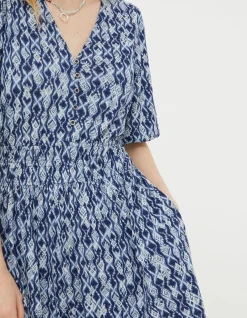 Women FatFace Dresses|Lottie Geo Jersey Dress