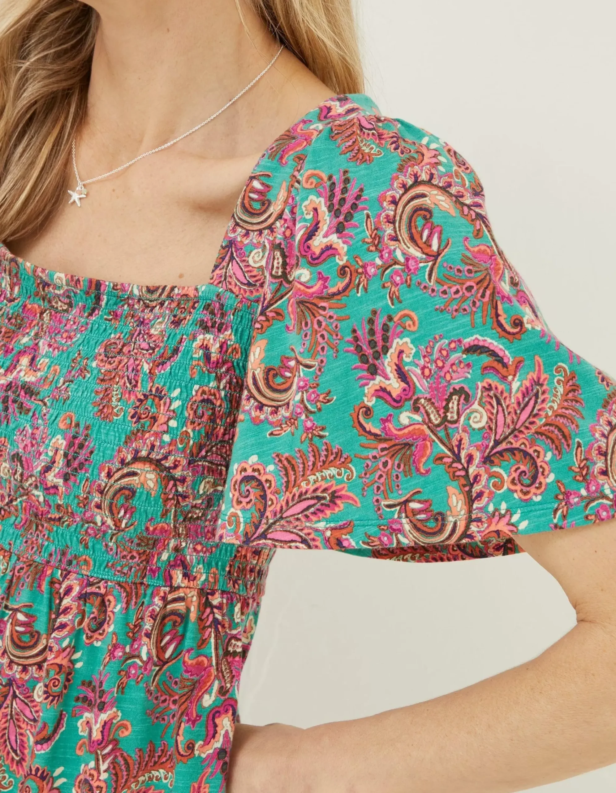 Women FatFace Tops & T-Shirts|Lucia Festival Floral Top