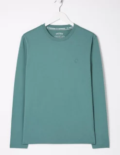 Men FatFace T-Shirts|Lulworth Long Sleeve T-Shirt