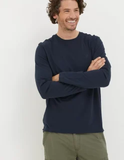 Men FatFace T-Shirts|Lulworth Long Sleeve T-Shirt