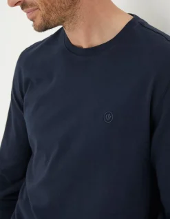 Men FatFace T-Shirts|Lulworth Long Sleeve T-Shirt