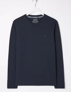 Men FatFace T-Shirts|Lulworth Long Sleeve T-Shirt