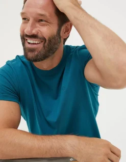 Men FatFace View All|Lulworth Organic Cotton Crew T-Shirt