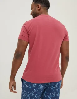 Men FatFace T-Shirts|Lulworth Organic Cotton Crew T-Shirt