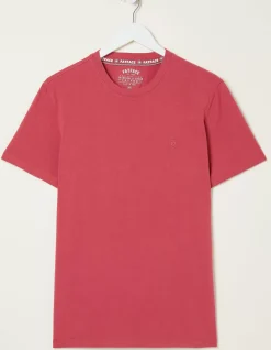 Men FatFace T-Shirts|Lulworth Organic Cotton Crew T-Shirt