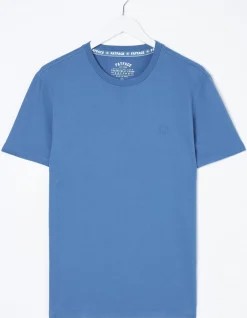 Men FatFace T-Shirts|Lulworth Organic Cotton Crew T-Shirt