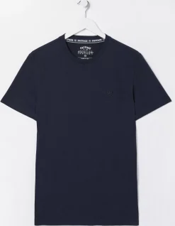 Men FatFace T-Shirts|Lulworth Organic Cotton Crew T-Shirt