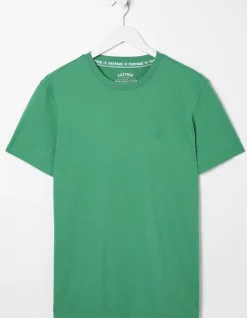 Men FatFace T-Shirts|Lulworth Organic Cotton Crew T-Shirt
