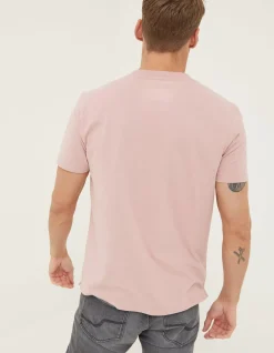 Men FatFace T-Shirts|Lulworth Organic Cotton Crew T-Shirt