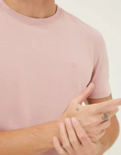 Men FatFace T-Shirts|Lulworth Organic Cotton Crew T-Shirt