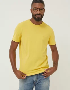 Men FatFace T-Shirts|Lulworth Organic Cotton Crew T-Shirt