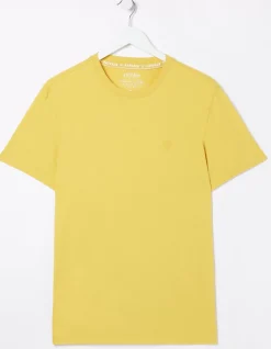 Men FatFace T-Shirts|Lulworth Organic Cotton Crew T-Shirt