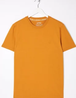 Men FatFace T-Shirts|Lulworth Organic Cotton Crew T-Shirt