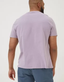 Men FatFace T-Shirts|Lulworth Organic Cotton Crew T-Shirt