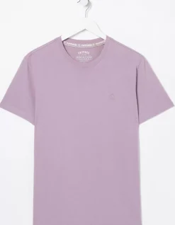 Men FatFace T-Shirts|Lulworth Organic Cotton Crew T-Shirt