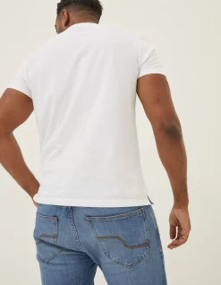 Men FatFace T-Shirts|Lulworth Organic Cotton Crew T-Shirt