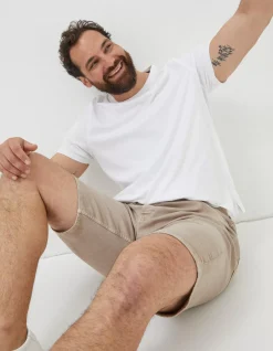 Men FatFace T-Shirts|Lulworth Organic Cotton Crew T-Shirt