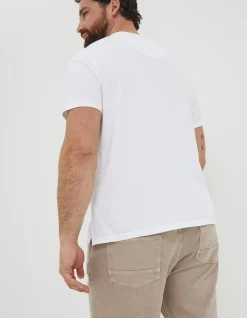 Men FatFace T-Shirts|Lulworth Organic Cotton Crew T-Shirt