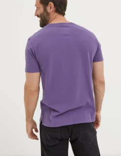 Men FatFace View All|Lulworth Organic Cotton Crew T-Shirt