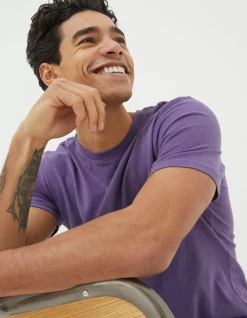 Men FatFace View All|Lulworth Organic Crew T-Shirt