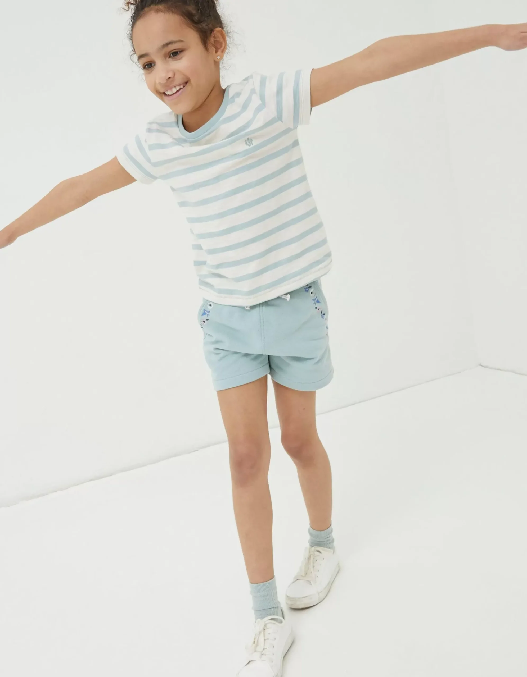 Girls FatFace View All|Luna Floral Sweat Shorts