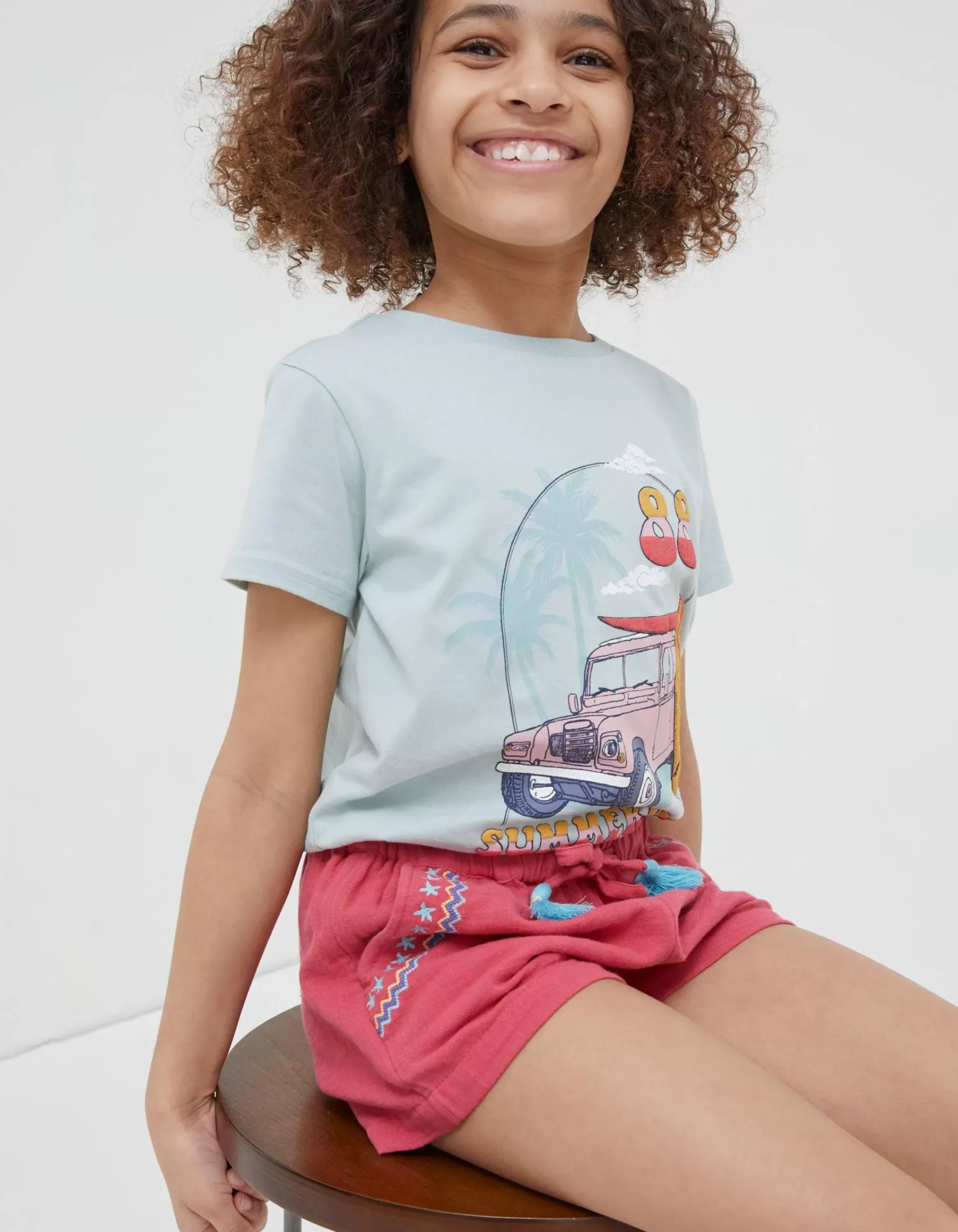 Girls FatFace View All|Lyla Embroidered Shorts