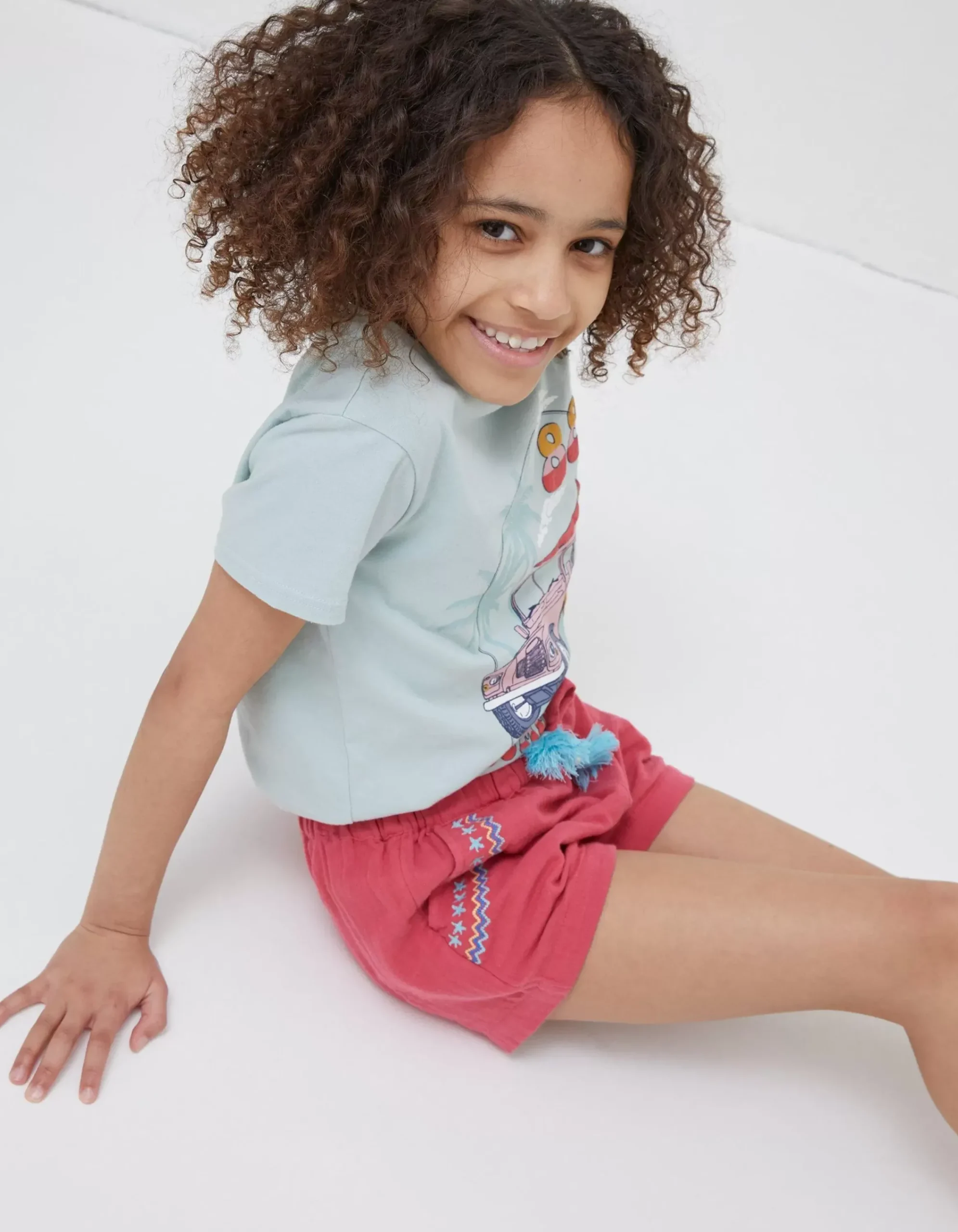 Girls FatFace View All|Lyla Embroidered Shorts
