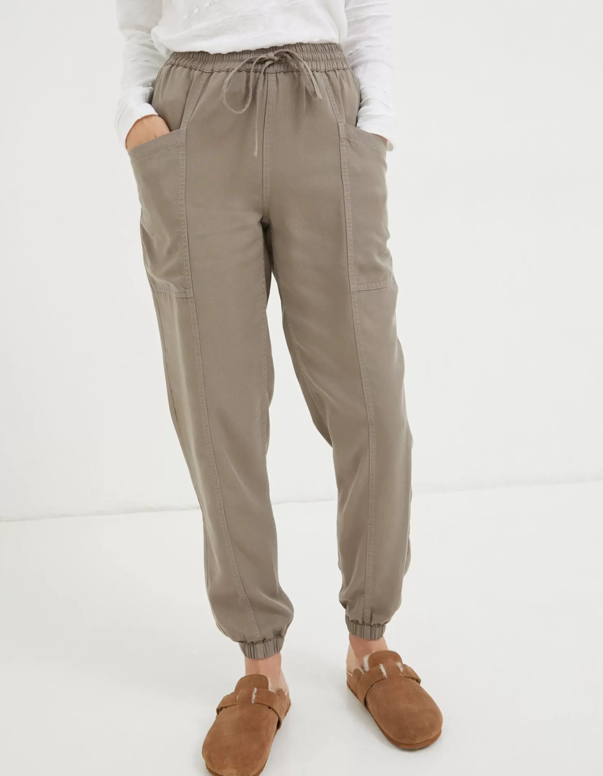 Women FatFace View All|Lyme Cargo Cuffed Joggers