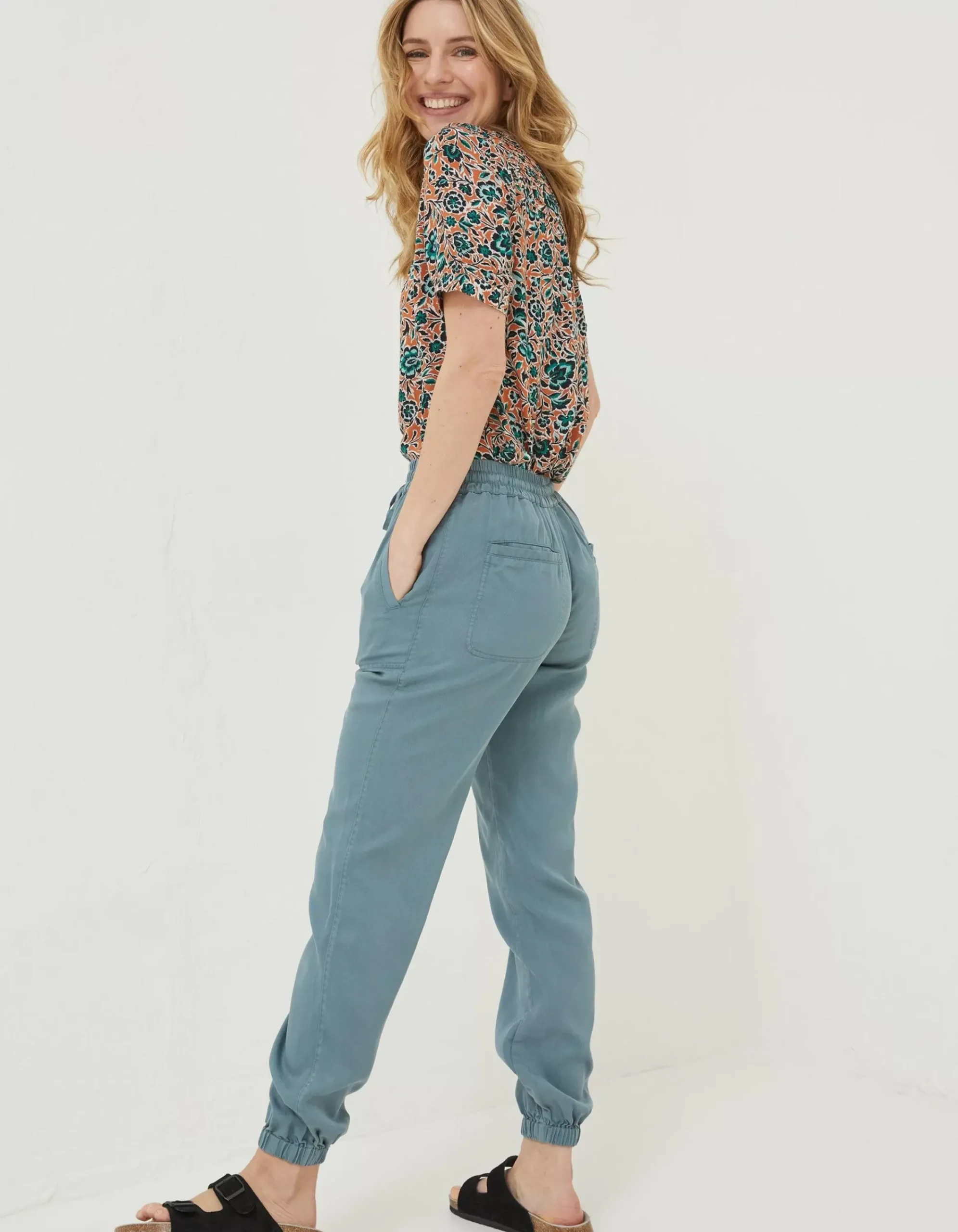 Women FatFace Trousers & Leggings|Lyme Plain Joggers
